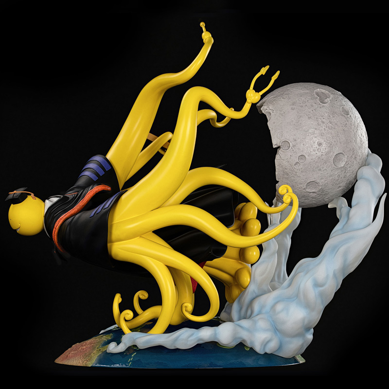Assassination Classroom Statue Resine 1/6 Professeur Koro 300Pcs dernières pièces!!